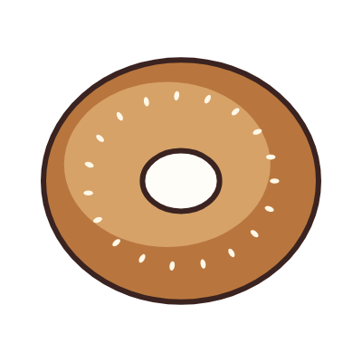 Bagel illustration