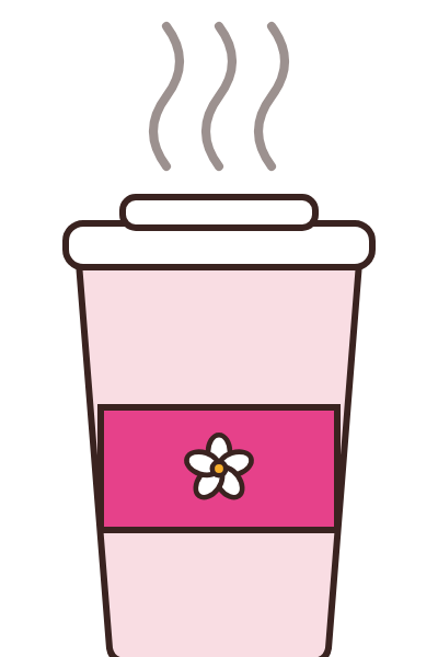 Hot boba illustration